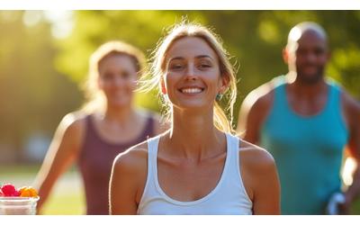 Persona activa con suplementos energéticos