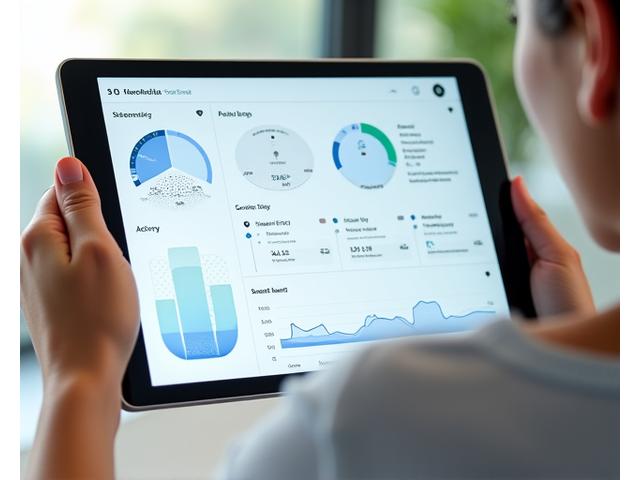Previsualización del dashboard personalizado de AlmaVibra con métricas de salud y progreso.